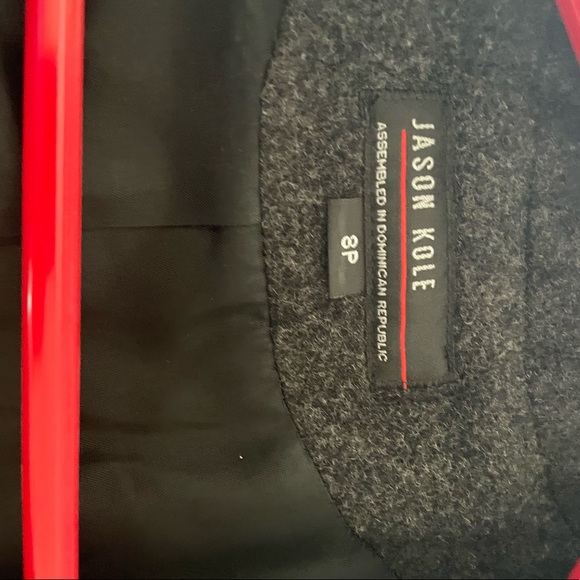 NWT Jason Kole Long Pea 100% Wool Coat. - Picture 6 of 9